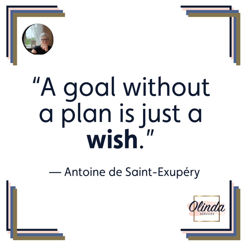 Are you looking to set a goal or just wishing it would happen. This is a quote by Antoine de Saint-Exupery "A goal without a plan is just a wish."