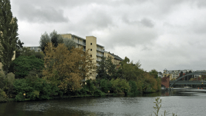 Image of the river in Berlin.  Life is like a river. Balanced Success means changing course as needed. 